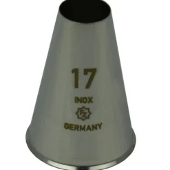 Spuitmondje Glad RVS 17mm