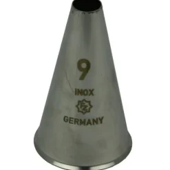 Spuitmondje Glad RVS 9mm