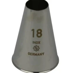 Spuitmondje Glad RVS 18mm