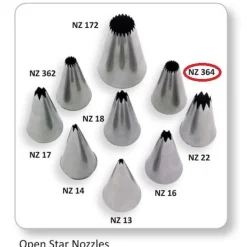 Spuitmondje JEM, open star