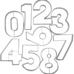 Städter RVS Uitstekers Cijfers groot set/9