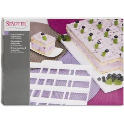 Städter Taartverdeler Vierkant - 24 / 30 taartpunten