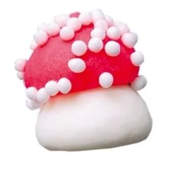 Suikerfiguren Paddestoel 200st. 17mm