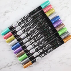 Sweet Stamp Stift Eetbare Inkt Dubbelzijdig Metallic Groen