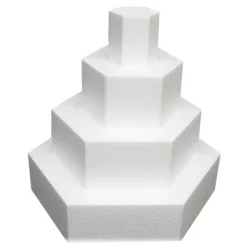 Taart Dummy Zeshoek 5cm -Ø30cm-