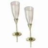 Taartdecoratie Champagneglazen Prikkers 72st.