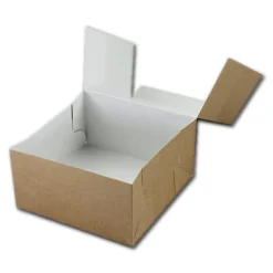 Taartdoos 15x15x8cm. Kraft 50st