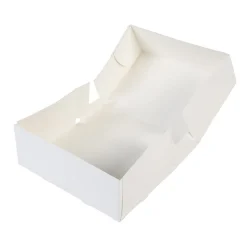 Taartdoos 21x14x8cm. Wit 3st