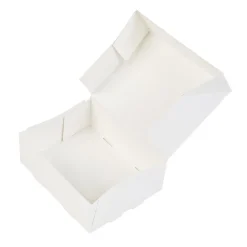 Taartdoos 12x9,5x4,5cm. Wit 50st