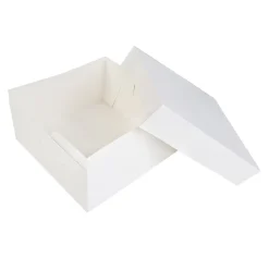 Taartdoos 30x30x15cm. Wit 50st