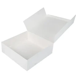 Taartdoos 25x25x8cm. Wit 50st