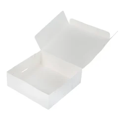 Taartdoos 15x15x5cm. Wit 3st