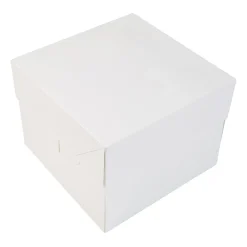 Taartdoos 20x20x15cm. Wit 50st