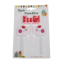 Taartkaarsjes Geboorte It's a Girl**