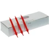 Taartkaarsjes met houder 6cm 100st. Rood