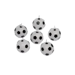 Taartkaarsjes Voetbal 6st.