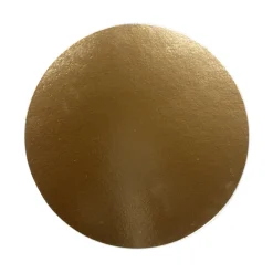 Taartkarton Goud/Wit Ø32cm per stuk