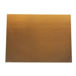 Taartkarton Rechthoek Goud/Zwart 60x40cm per stuk