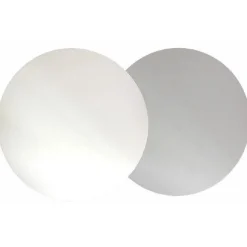 Taartonderzetter Wit / Zilver Ø28cm 10st.