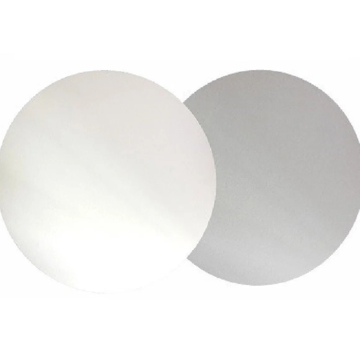 Taartonderzetter Wit / Zilver Ø22cm 10st.