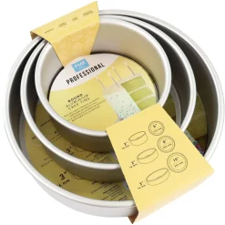 Taartpan PME Rond 5cm(h) Set/3