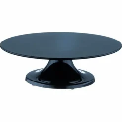 Taartplateau Melamine Draaibaar Zwart Ø32x10cm