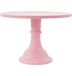 Taartplateau Roze Melamine Ø30x20cm