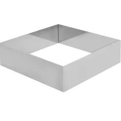 Taartring RVS Vierkant 24x24x5cm