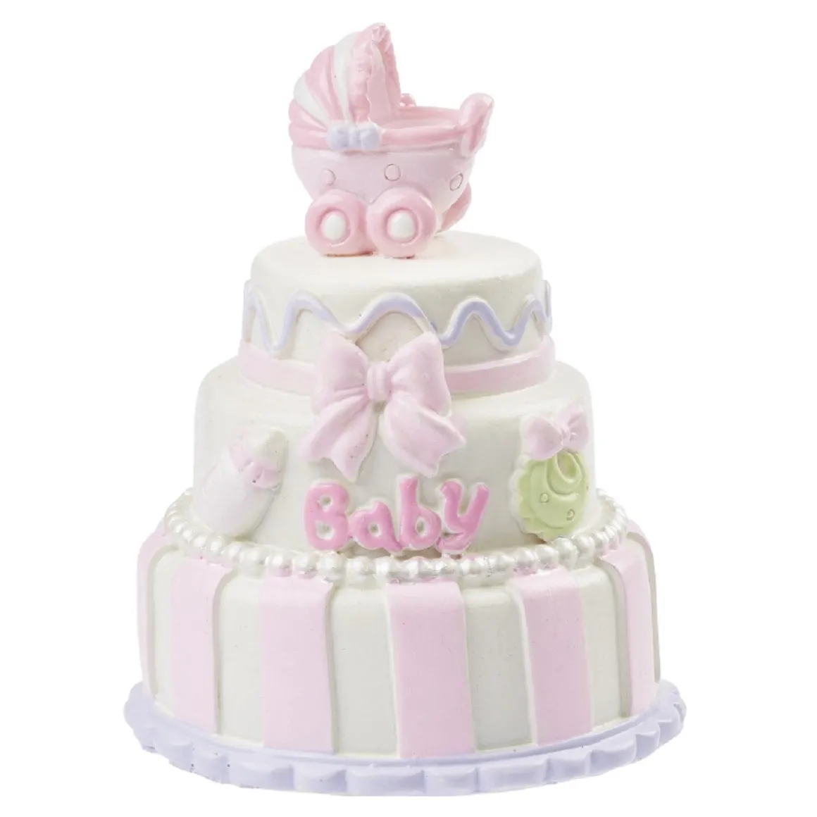 Taarttopper Baby Girl Taart Polystone 7,5cm