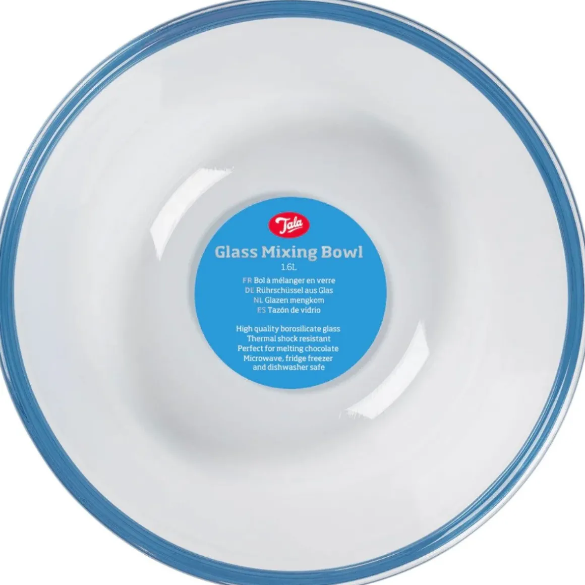 Tala Beslagkom Glas 1,6L (Ø19cm)