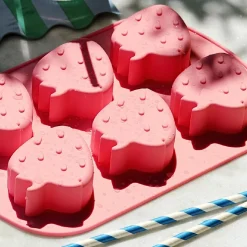 Tala Siliconen IJsblokjesvorm Aardbei (6)