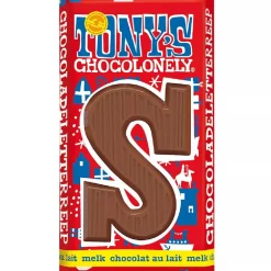 Tony's Chocolonely Letterreep Melk - S - 180g
