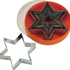 Uitstekers Glad Ster RVS Professionele set/9**