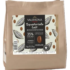 Valrhona Chocolade Druppels Melk Equatoriale (35%) 1kg