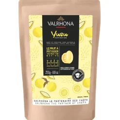 Valrhona Chocolade Druppels Yuzu 250g