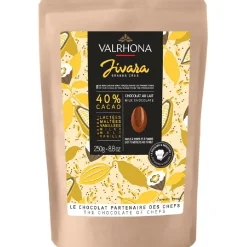Valrhona Chocolade Druppels Melk Jivara (40%) 250g