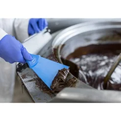 Vikan Handschraper Nylon Blauw 10cm