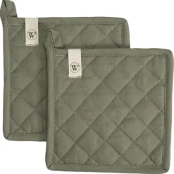 Walra Pannenlap Legergroen Set/2