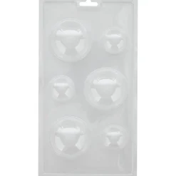 Wilton Chocolade Holvorm Halve Bollen (6x)**