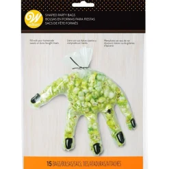 Wilton Handvormige Traktatiezakjes Halloween 15st
