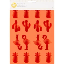 Wilton Siliconen Candy Mold Ananas/Cactus/Flamingo