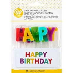 Wilton Taartkaarsjes Happy Birthday Set/13