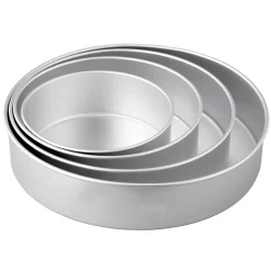 Wilton Taartpan Rond 7,5cm(h) Set/4