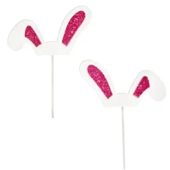 Wilton Taarttopper Konijnenoren Glitter 24st