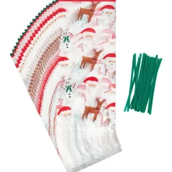 Wilton Traktatiezakjes Kerstman-Sneeuwpop-Rendier 20st