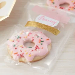 Wilton Traktatiezakjes Transparant 10x24cm 50st