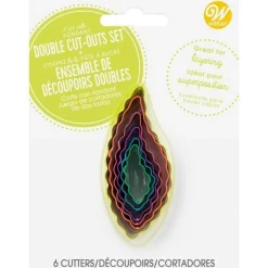 Wilton Uitstekers Blad Dubbelzijdig Set/6