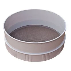 Zeef Kunststof met RVS gaas Ø31cm Bloem